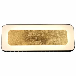 Applique murale Luce Design Solaris LED Noir doré, Blanc, 1 lumière