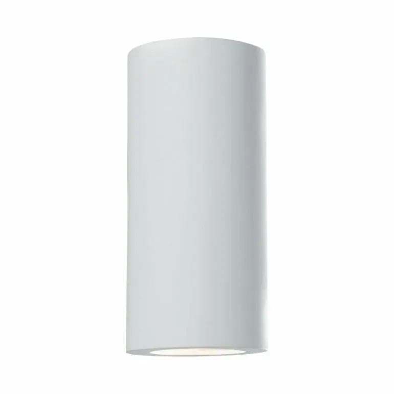 Applique murale Luce Design Banjie peut être peint avec de la peinture ordinaire, Blanc, 2 lumières
