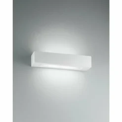 Applique murale Luce Design Candida peut être peint avec de la peinture ordinaire, Blanc, 2 lumières