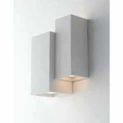Applique murale Luce Design Foster peut être peint avec de la peinture ordinaire, Blanc, 4 lumières
