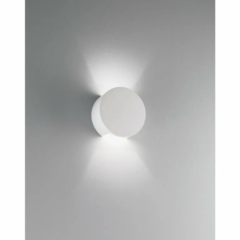 Applique murale Luce Design Leiron peut être peint avec de la peinture ordinaire, Blanc, 1 lumière