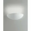 Applique murale Luce Design Moritz peut être peint avec de la peinture ordinaire, Blanc, 1 lumière