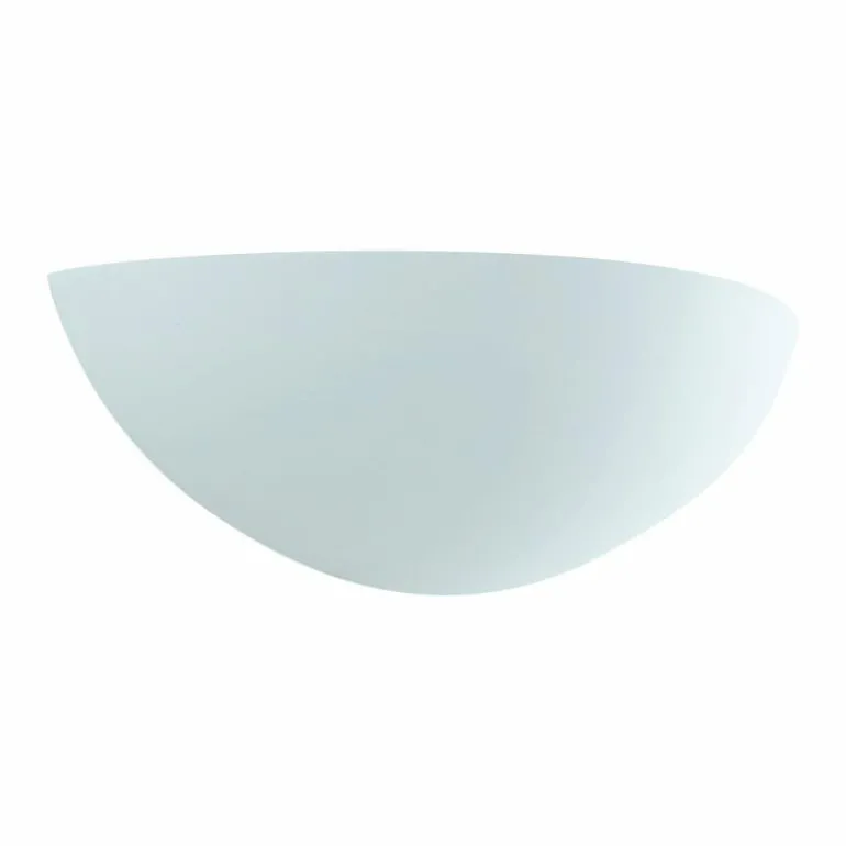 Applique murale Luce Design Moritz peut être peint avec de la peinture ordinaire, Blanc, 1 lumière
