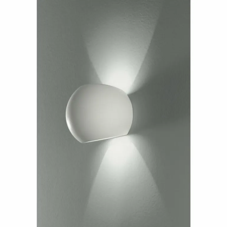 Applique murale Luce Design Moses peut être peint avec de la peinture ordinaire, Blanc, 1 lumière