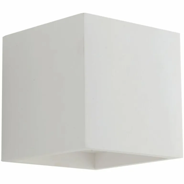 Applique murale Luce Design Rubik peut être peint avec de la peinture ordinaire, Blanc, 1 lumière