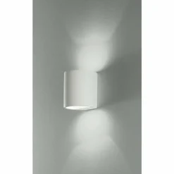 Applique murale Luce Design Shine peut être peint avec de la peinture ordinaire, Blanc, 1 lumière