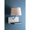 Applique murale Luce-Design Ciak Blanc, 1 lumière