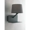 Applique murale Luce-Design Ciak Gris, 1 lumière