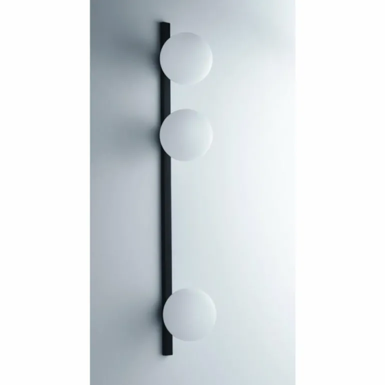 Applique murale Luce-Design Enoire Noir, 3 lumières