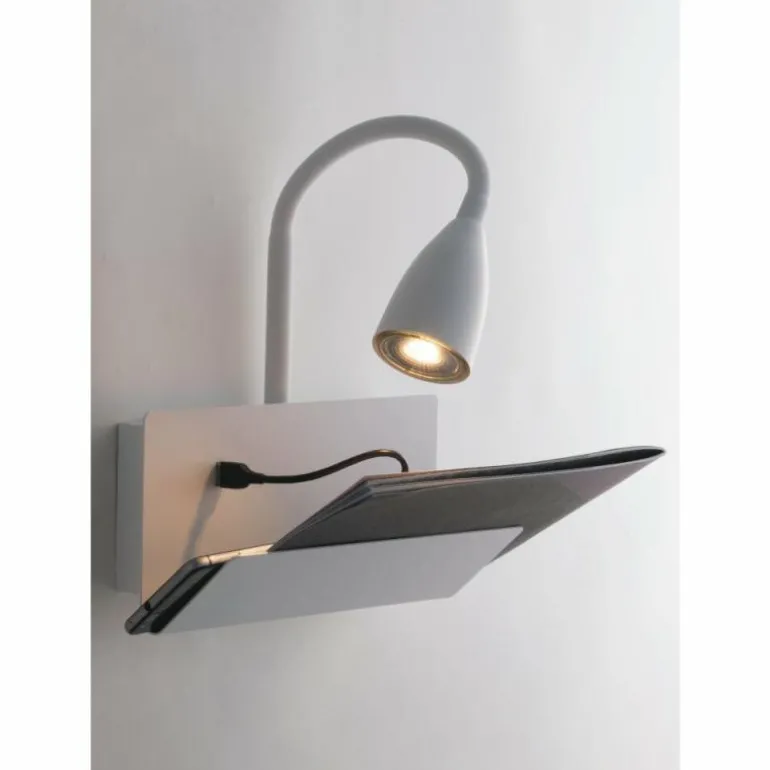 Applique murale Luce-Design Gulp Blanc, 1 lumière