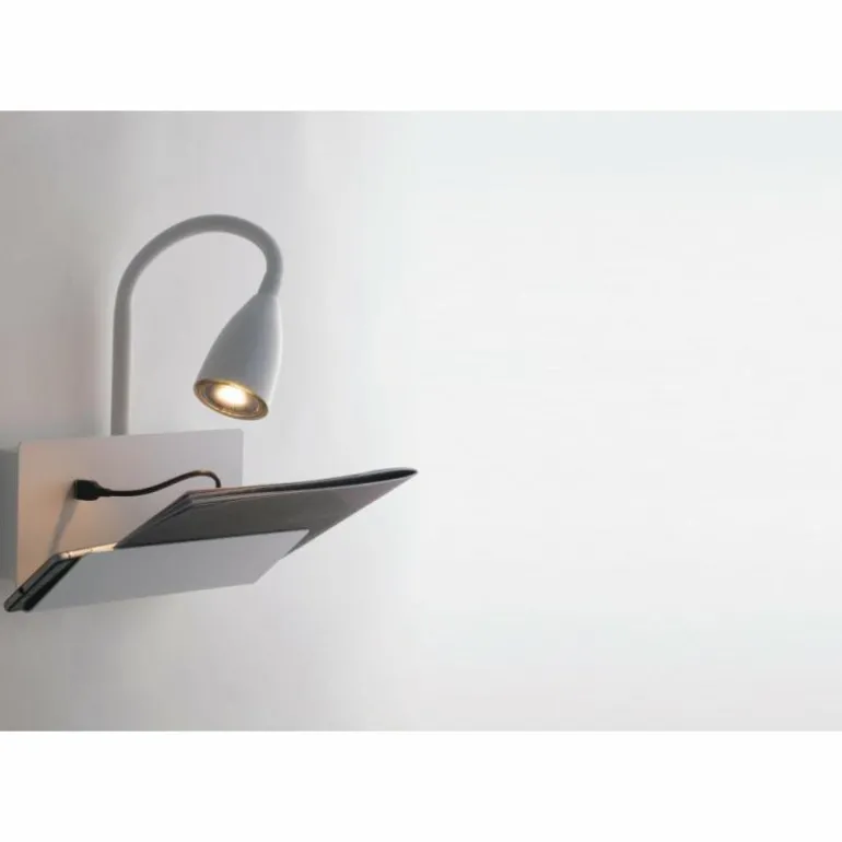 Applique murale Luce-Design Gulp Blanc, 1 lumière