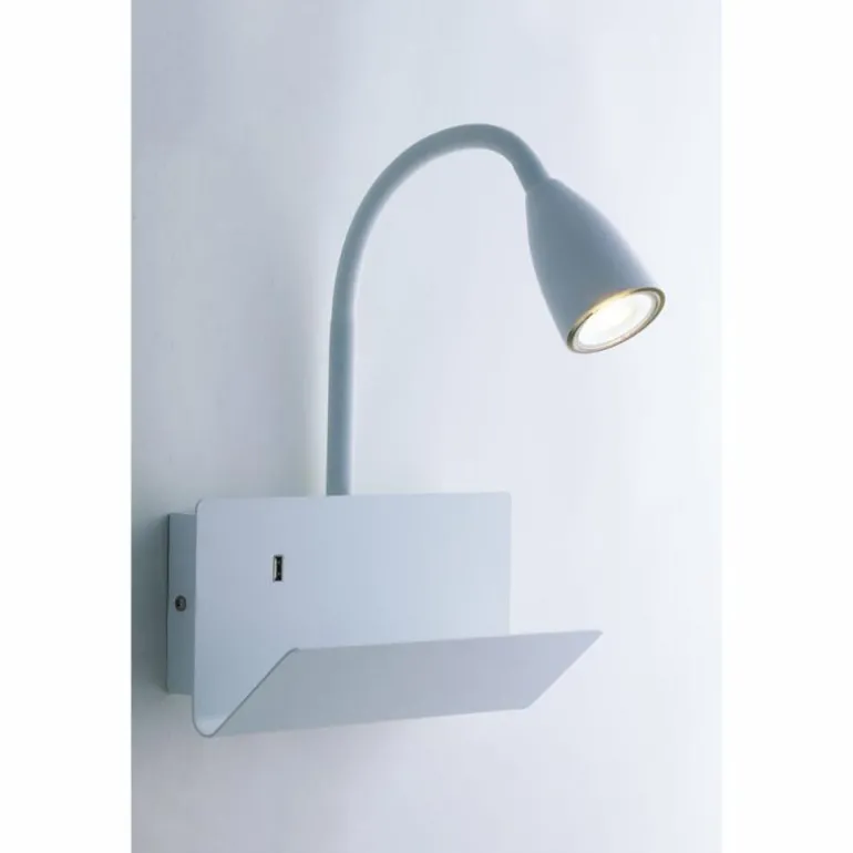 Applique murale Luce-Design Gulp Blanc, 1 lumière