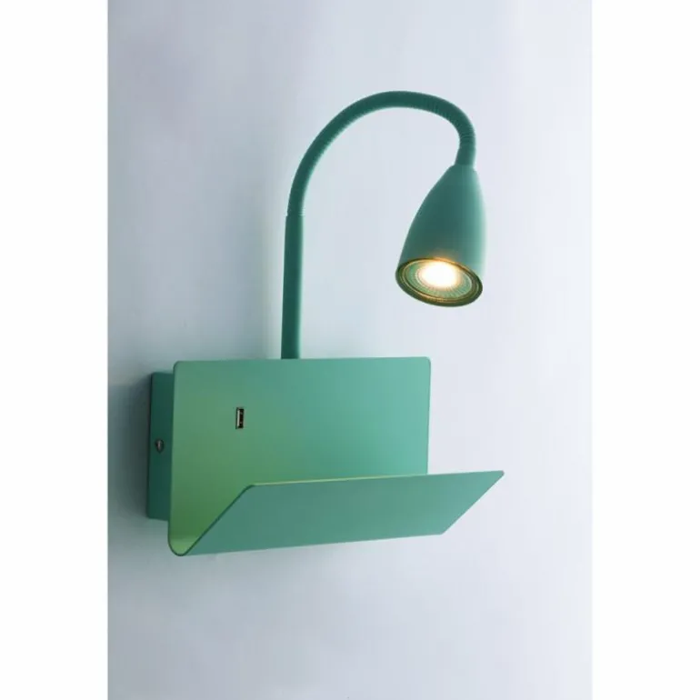 Applique murale Luce-Design Gulp Vert, 1 lumière