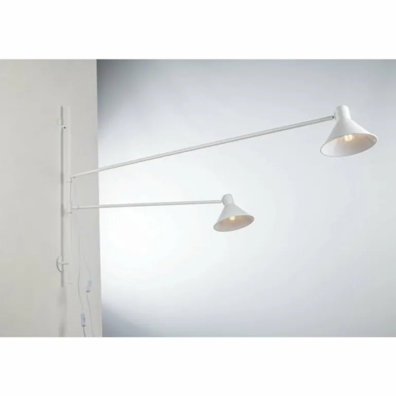 Applique murale Luce-Design DUETTO Blanc, 1 lumière
