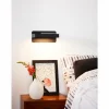 Applique murale Lucide ATKIN LED Noir, 1 lumière