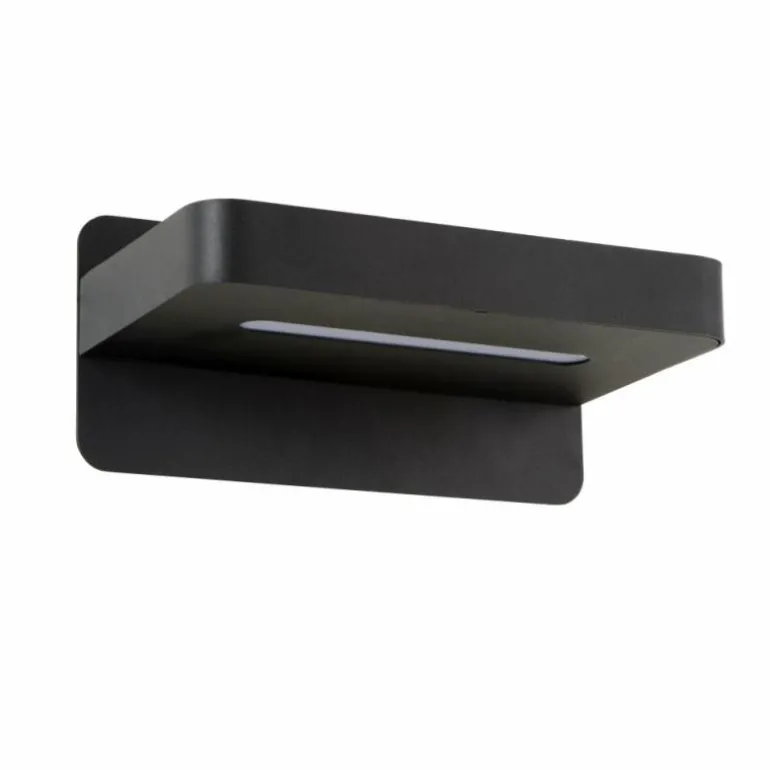 Applique murale Lucide ATKIN LED Noir, 1 lumière