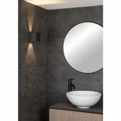 Applique murale Lucide AXI LED Noir, 1 lumière