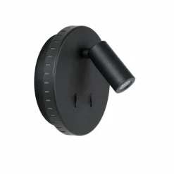 Applique murale Lucide BENTJER LED Noir, 1 lumière