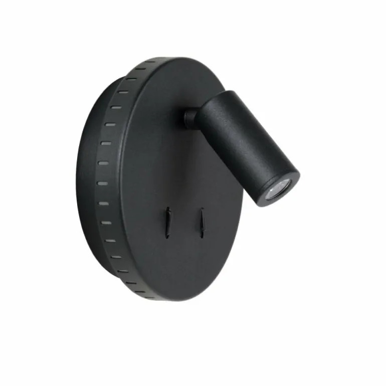 Applique murale Lucide BENTJER LED Noir, 1 lumière