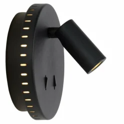 Applique murale Lucide BENTJER LED Noir, 1 lumière