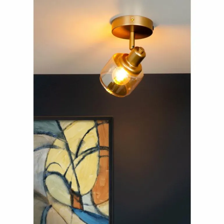 Applique murale Lucide BJORN Or, Laiton, 1 lumière