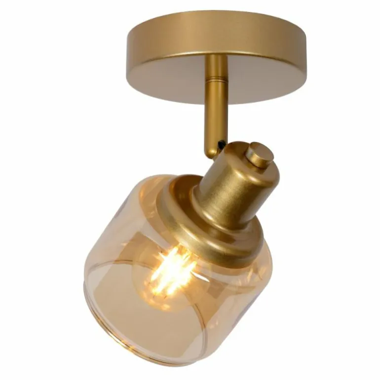 Applique murale Lucide BJORN Or, Laiton, 1 lumière