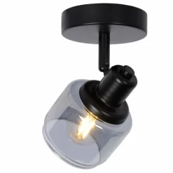 Applique murale Lucide BJORN Noir, 1 lumière