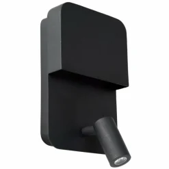 Applique murale Lucide BOXER LED Noir, 2 lumières