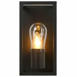 Applique murale Lucide CARLYN Noir, 1 lumière