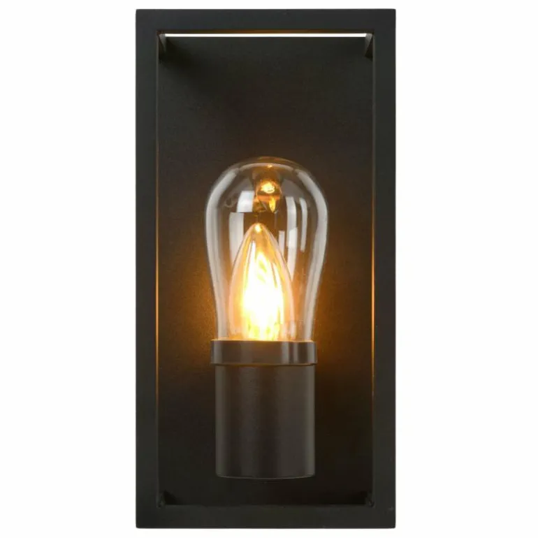 Applique murale Lucide CARLYN Noir, 1 lumière