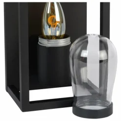 Applique murale Lucide CARLYN Noir, 1 lumière