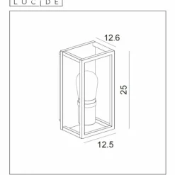 Applique murale Lucide CARLYN Blanc, 1 lumière