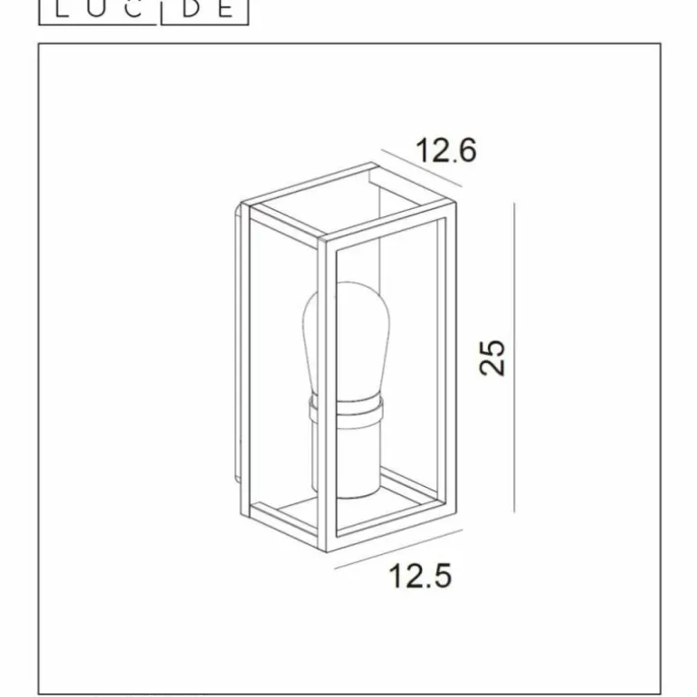 Applique murale Lucide CARLYN Blanc, 1 lumière