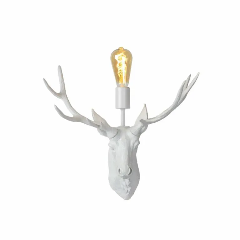 Applique murale Lucide CARIBOU Blanc, 1 lumière