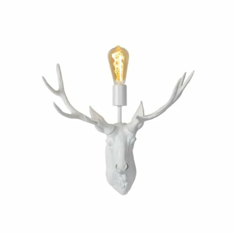 Applique murale Lucide CARIBOU Blanc, 1 lumière