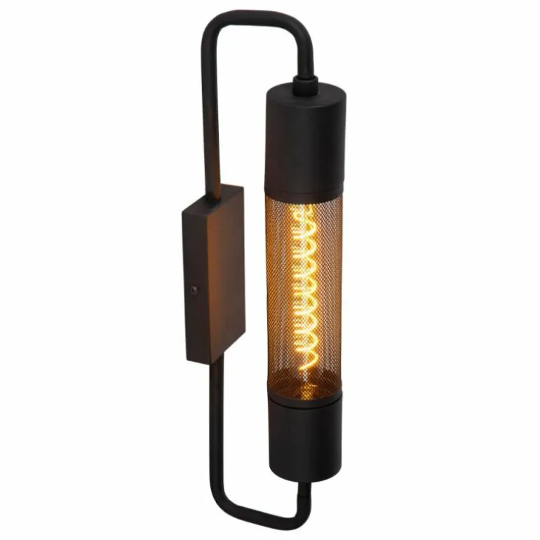 Applique murale Lucide CALIXT Noir, 1 lumière