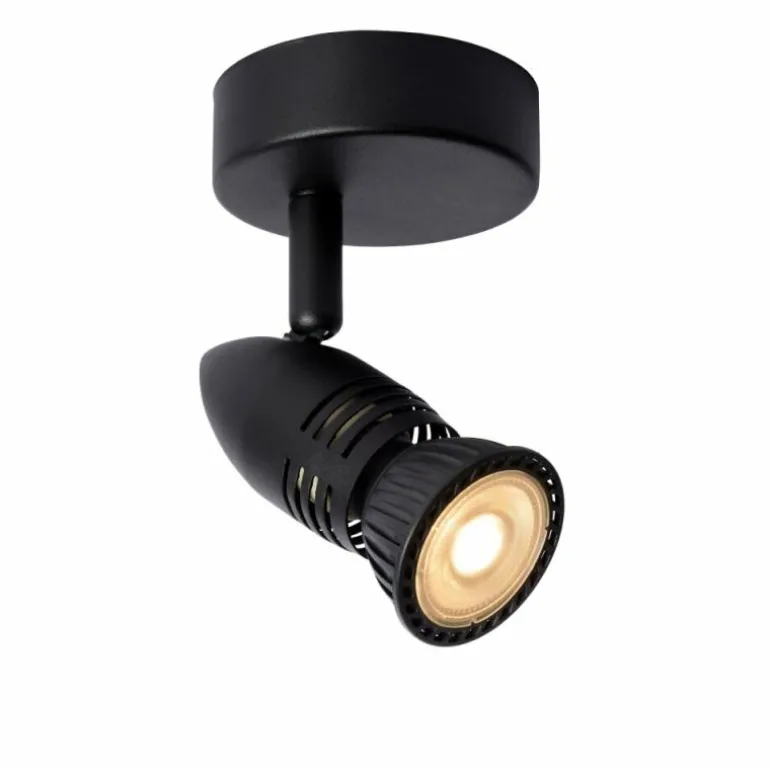 Applique murale Lucide CARO Noir, 1 lumière