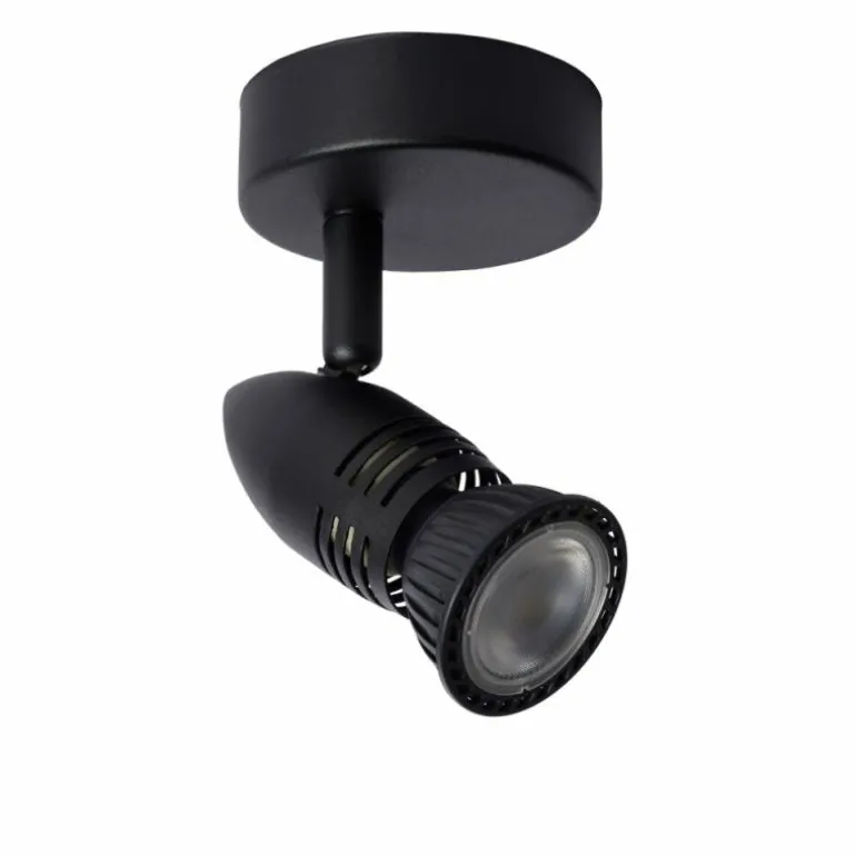 Applique murale Lucide CARO Noir, 1 lumière