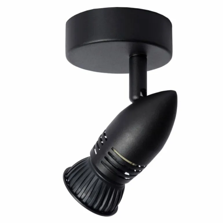 Applique murale Lucide CARO Noir, 1 lumière