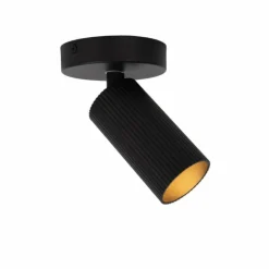 Applique murale Lucide CLUBS Noir, 1 lumière