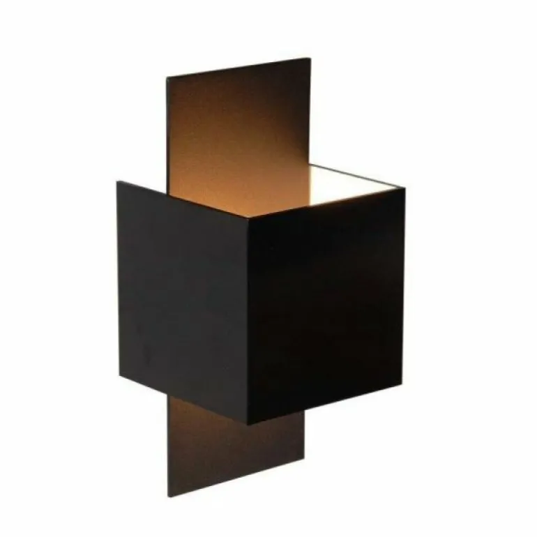 Applique murale Lucide CUBO Noir, 1 lumière