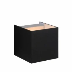 Applique murale Lucide CUBO Noir, 1 lumière