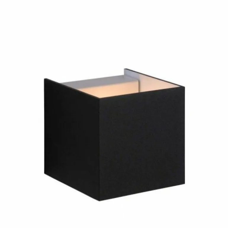 Applique murale Lucide CUBO Noir, 1 lumière