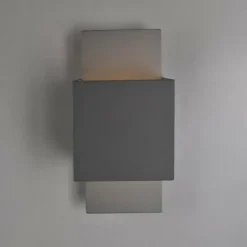 Applique murale Lucide CUBO Acier inoxydable, 1 lumière