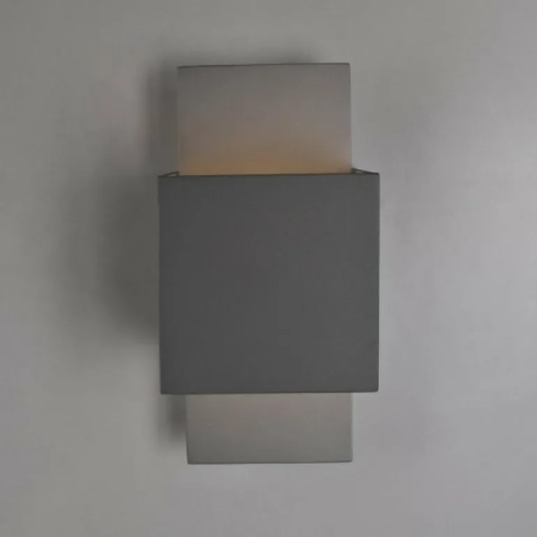 Applique murale Lucide CUBO Acier inoxydable, 1 lumière