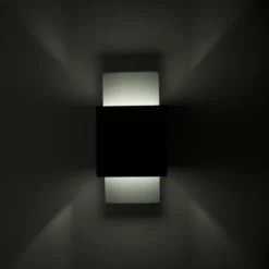 Applique murale Lucide CUBO Acier inoxydable, 1 lumière