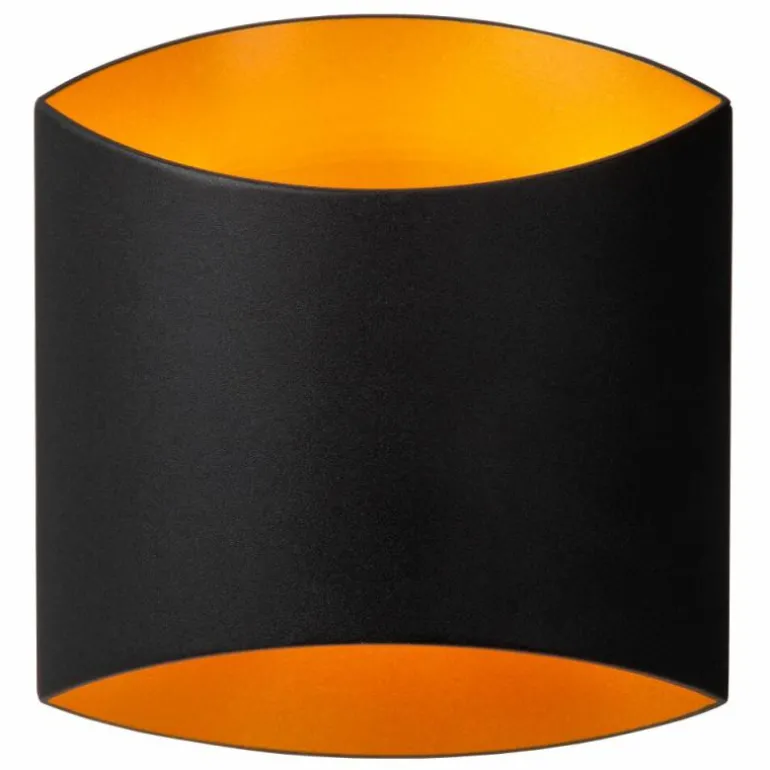 Applique murale Lucide DILETTA Noir, 1 lumière