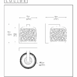Applique murale Lucide ERYN Chrome, 1 lumière