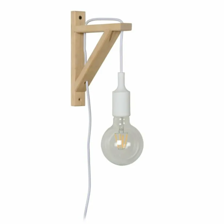 Applique murale Lucide FIX WALL Blanc, 1 lumière