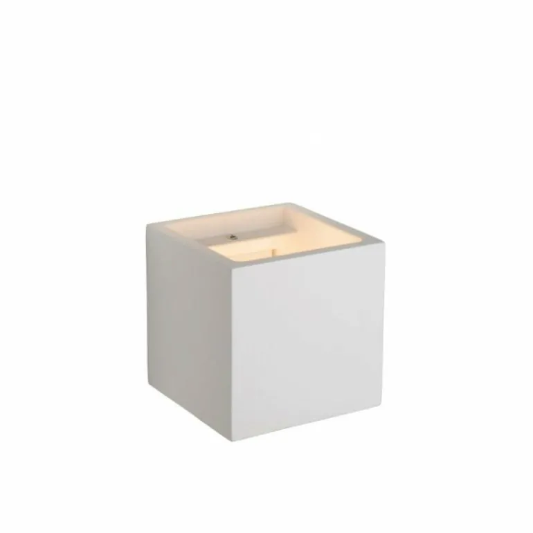 Applique murale Lucide GIPSY Blanc, 1 lumière